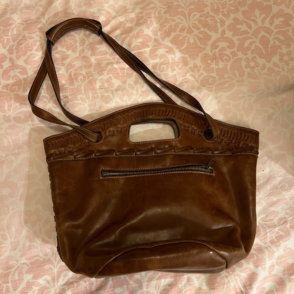 Patricia Nash Leather Shoulder Bag